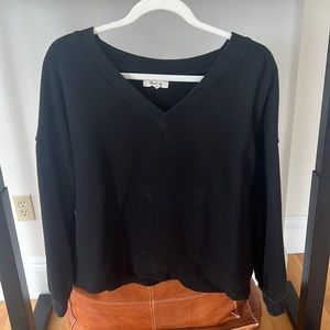 Madewell Black V-Neck Sweater